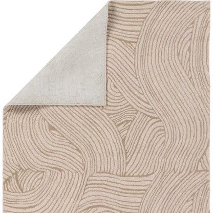 Etho By Nikki Chu ENK15 Rug by Jaipur Living in tan, beige. Made from 70% wool, 30% viscose in a unique style.
