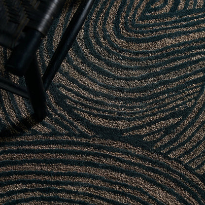 Etho By Nikki Chu ENK16 Rug by Jaipur Living in green, brown. Made from 70% wool, 30% viscose in a unique style.