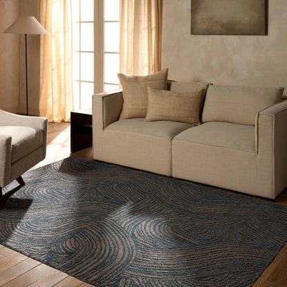 Etho By Nikki Chu ENK16 Rug by Jaipur Living in green, brown. Made from 70% wool, 30% viscose in a unique style.