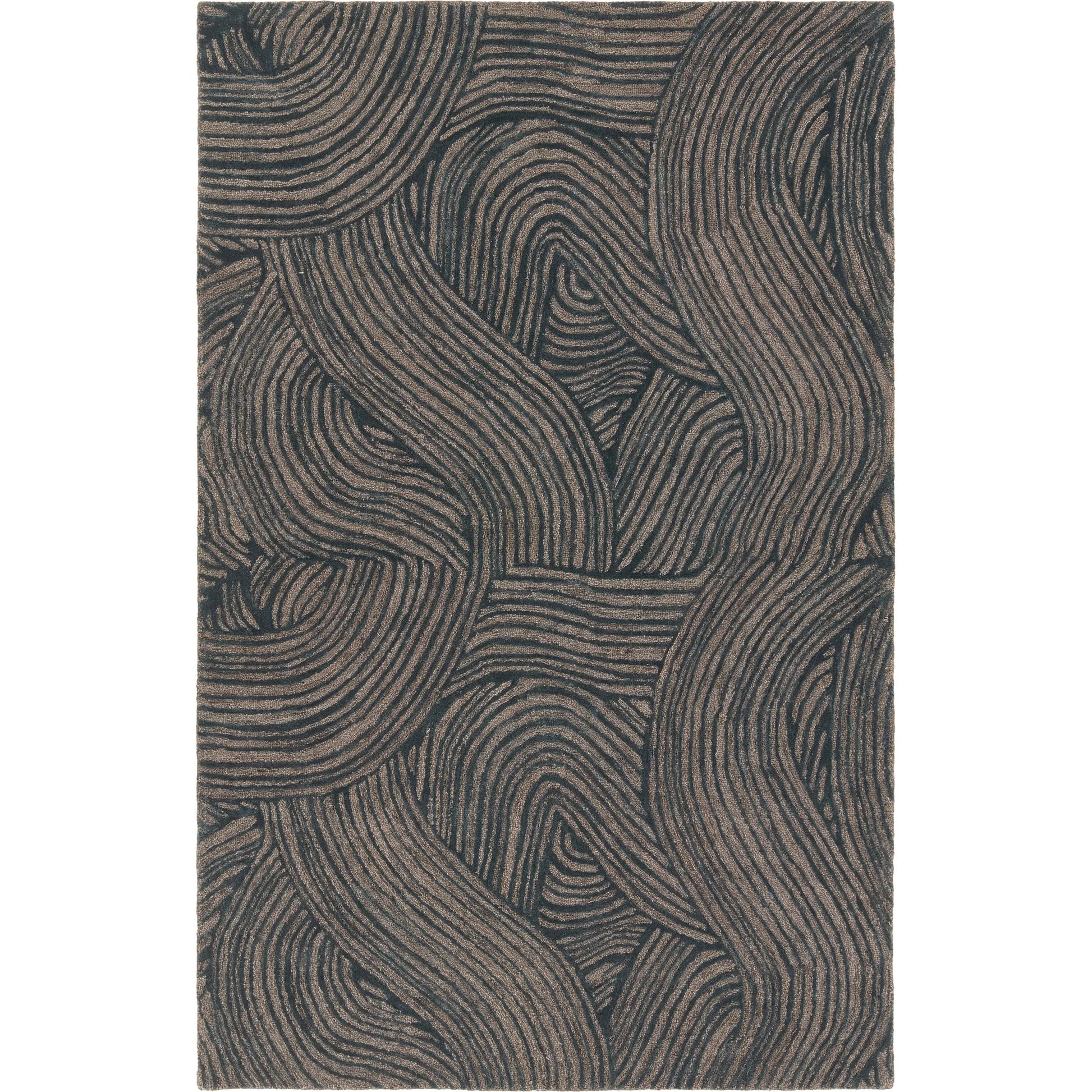 Etho By Nikki Chu ENK16 Rug by Jaipur Living in green, brown. Made from 70% wool, 30% viscose in a unique style.