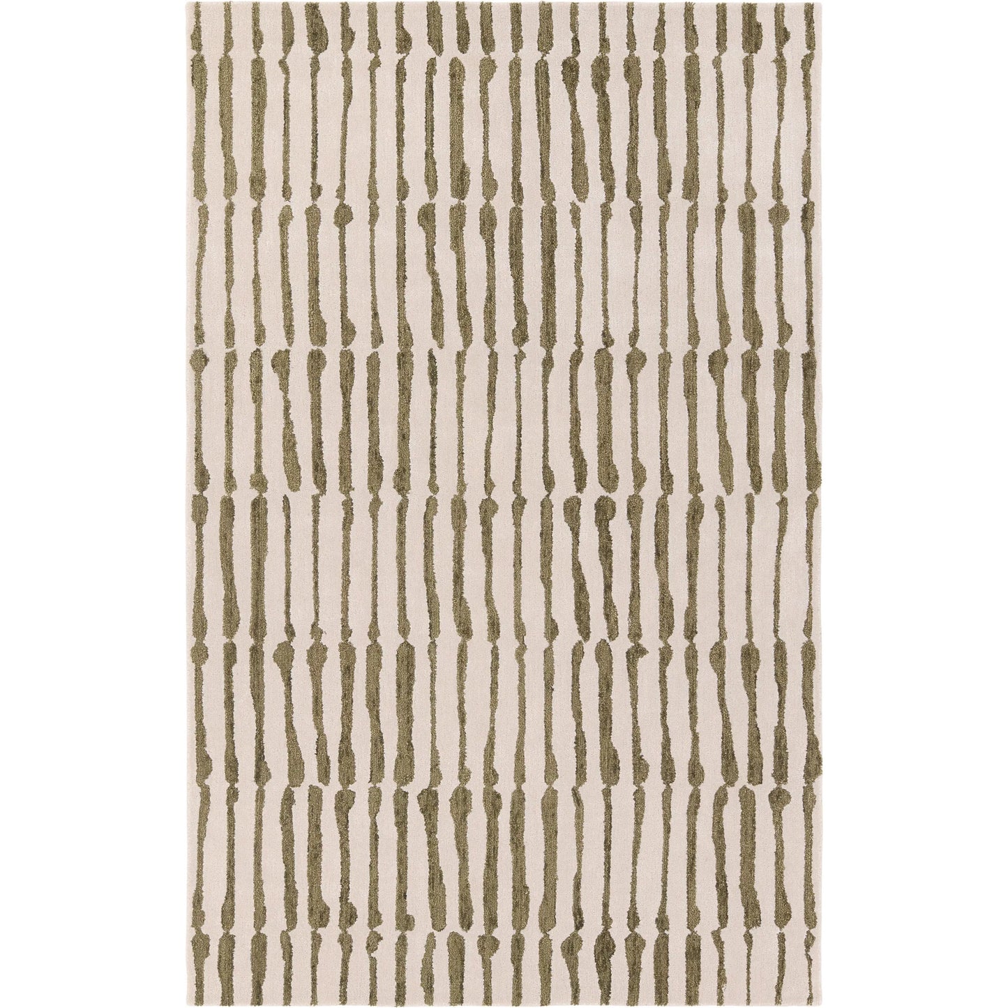 001 SI-2354372,SI-2354373,SI-2354374,SI-2354375,SI-2386082 | Primary Silo | Etho By Nikki Chu ENK17 Rug by Jaipur Living in green, cream. Made from 70% wool, 30% viscose in a unique style.