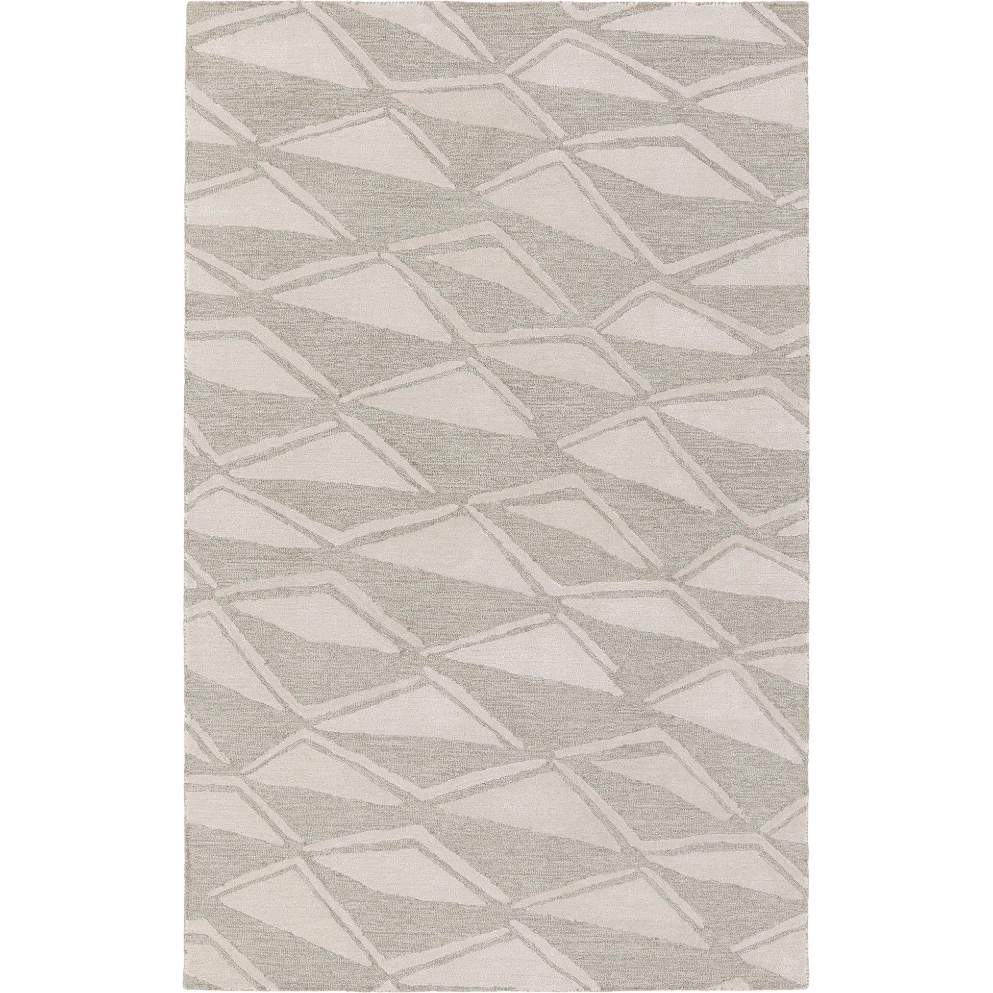 Etho By Nikki Chu ENK18 Rug by Jaipur Living in gray, cream. Made from 60% wool 40% viscose in a unique style.