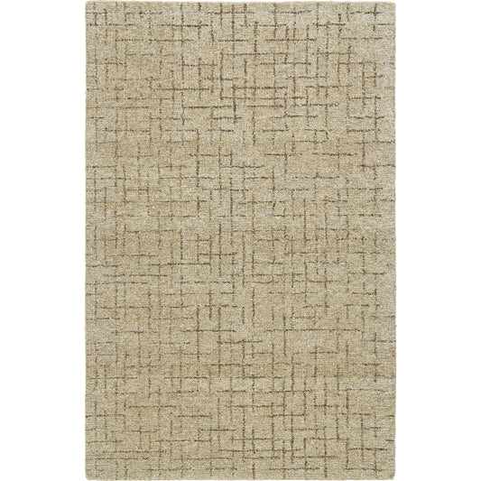 Morisco Transitional Geometric Rug - 8404F by Feizy in tan, gray, black. Made from wool in a unique style.