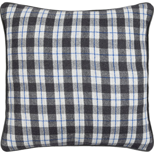 Brent Pillow - 5966 by Surya in black, light gray. Made from 45% polyester, 45% wool, 10% nylon in a traditional style.
