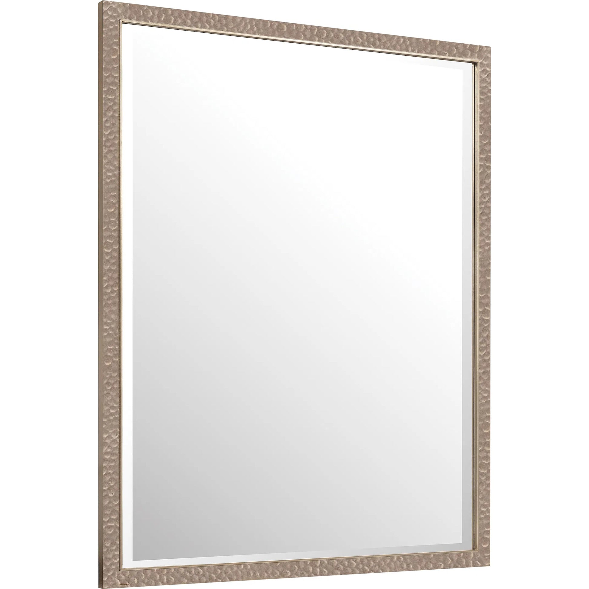 Archives Rectangle Mirror by Hooker Furniture in satin brass. Made from wood, metal, mirror in a modern style.