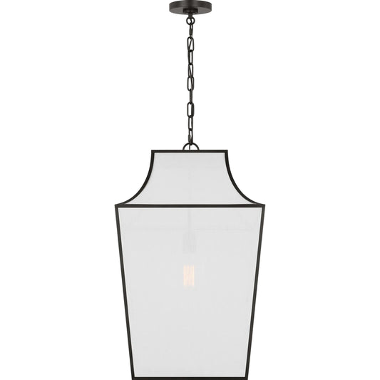Arnio Large Pendant by Visual Comfort & Co. in aged iron. Made from steel in a unique style.