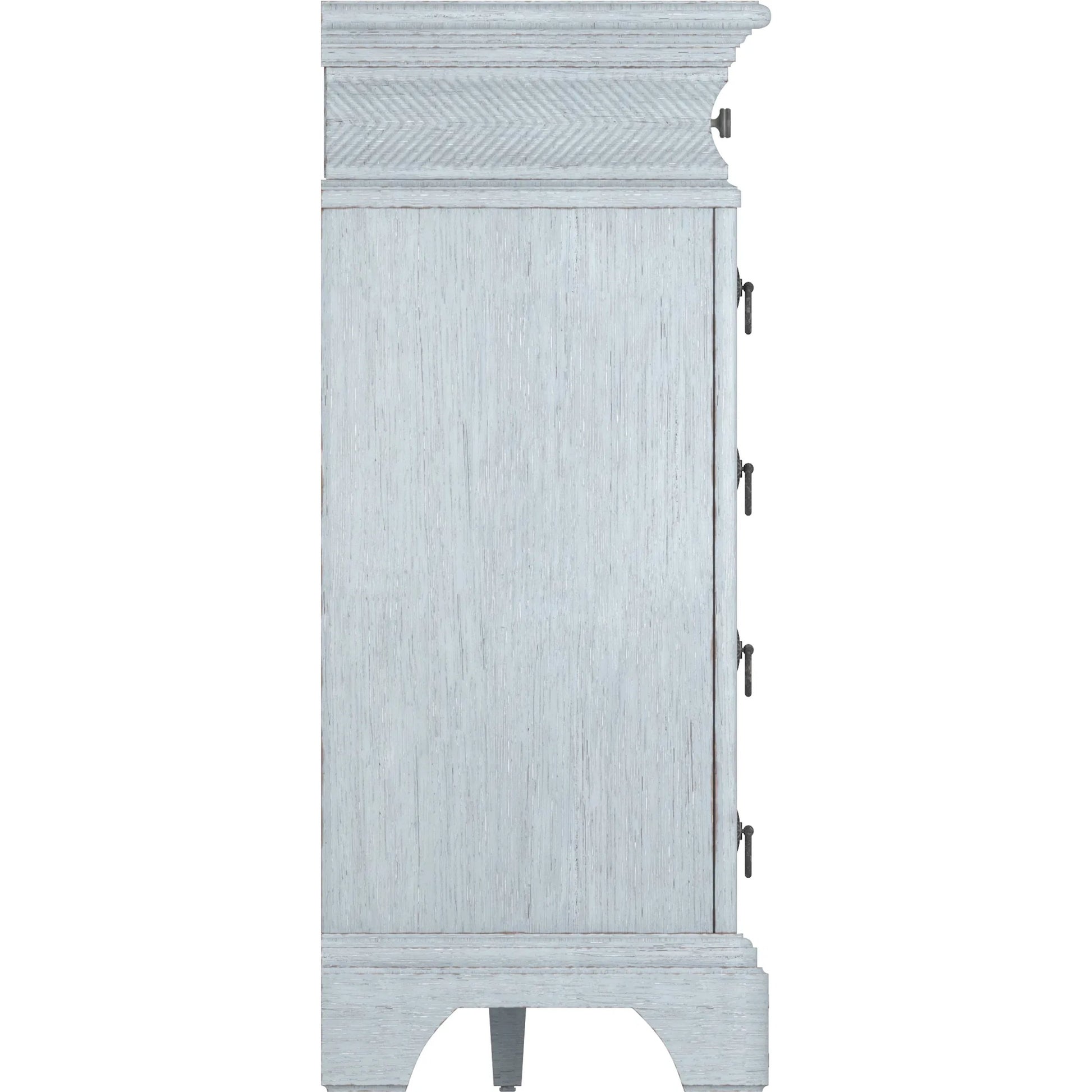 Summer Creek Light Keeper's Dresser by A.R.T. Furniture. Made from flakey cathedral oak veneer, parawood solids in a traditional style.