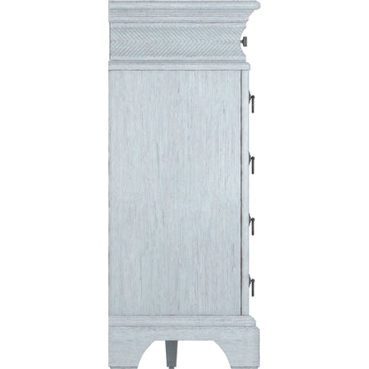 Summer Creek Light Keeper's Dresser by A.R.T. Furniture. Made from flakey cathedral oak veneer, parawood solids in a traditional style.