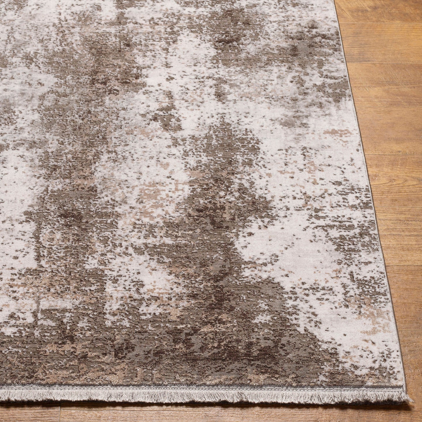004 SI-1833083,SI-1833087 | Closeup | Eclipse Rug by Surya in medium gray, light gray, charcoal, black. Made from 100% polyester in a modern style.