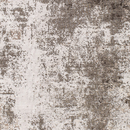 Eclipse Rug by Surya in medium gray, light gray, charcoal, black. Made from 100% polyester in a modern style.