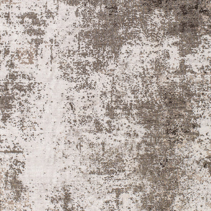 Eclipse Rug by Surya in white, brown. Made from 100% polyester in a modern style.