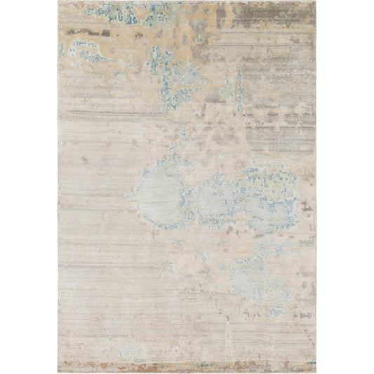 Ephemeral Rug - 17403 by Surya in butter, beige. Made from 50% art silk, 50% wool in a unique style.