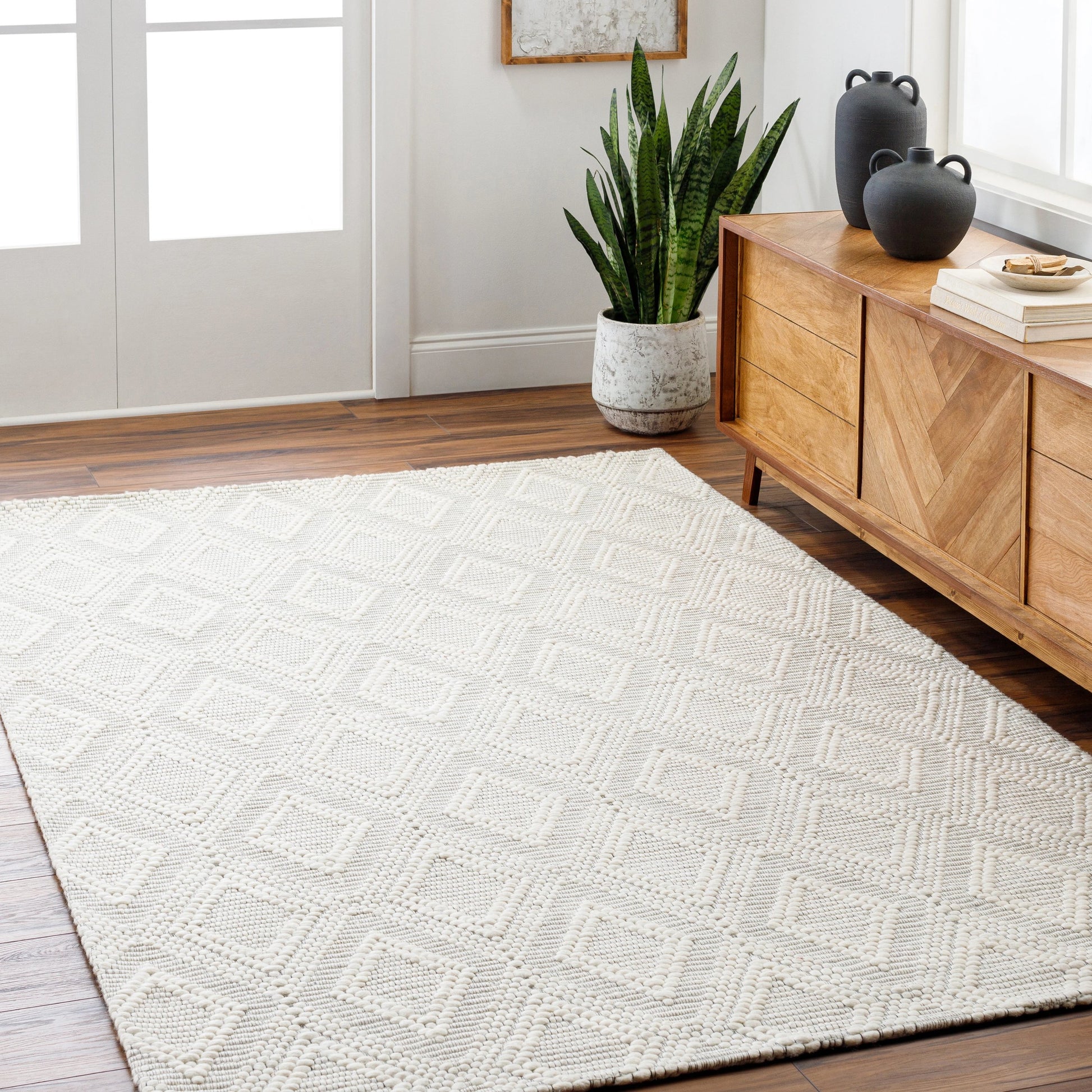 Empoli EPO-2312 Rug by Livabliss. Made from main: 50% recycled pet yarn, main: 50% wool in a unique style.