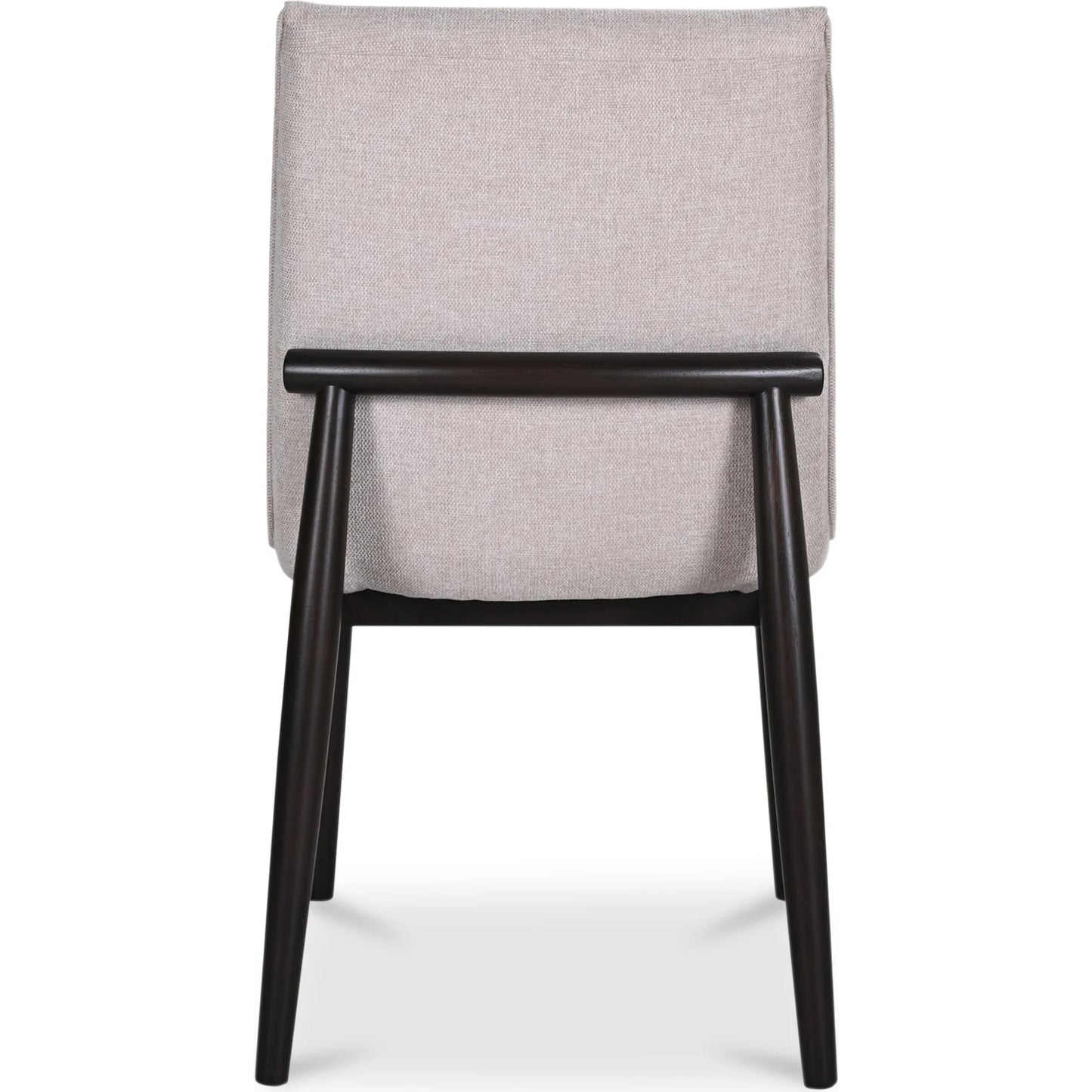 011 SI-2253641 | Additional Silo | Charlie Dining Chair (Set of 2) by Moe's Home Collection in dark brown. Made from upholstery: 95% polyester, 5% nylon, rubber wood base, zig, zag spring, foam padding in a modern style.