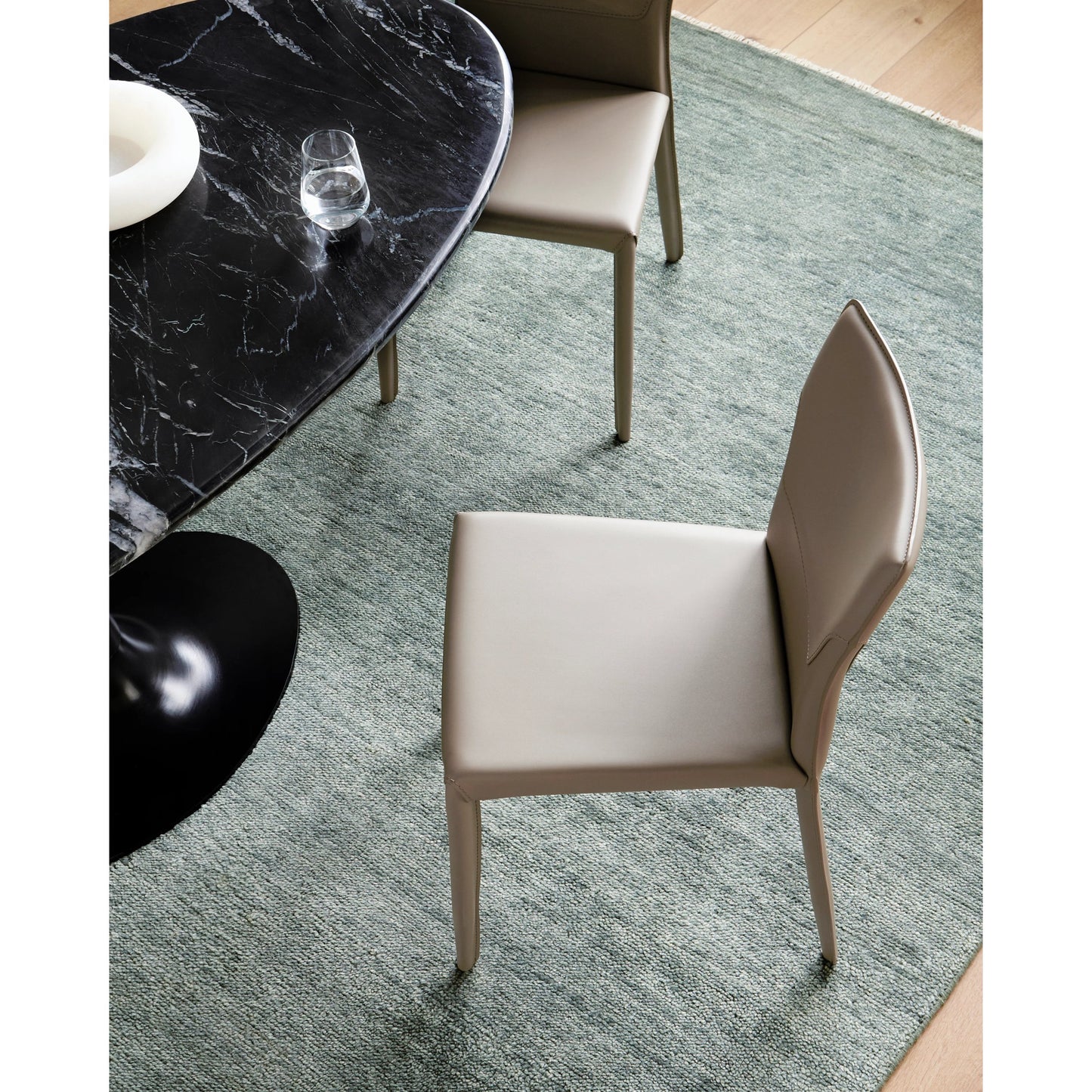 006 SI-2053487 | Lifestyle | Eric - 497385 (Set of 2) by Surya in base: khaki and hand finished. Made from upholstery: pvc, base: metal, fill: 100% polyurethane foam in a modern style.
