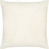 Off-White, Ivory, Pearl / Down Feather / 18" x 18"