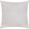 Light Grey, Off-White, Silver, Light Silver / Down Feather / 18" x 18"