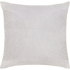 Light Grey, Off-White, Silver, Light Silver / Down Feather / 18" x 18"