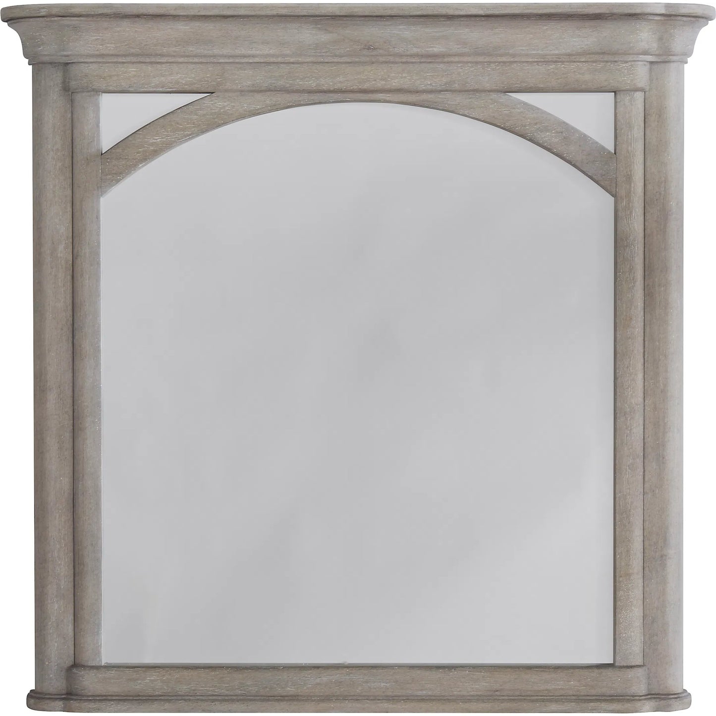 002 SI-2332651 | Additional Silo | Abbotts Glen Dresser Mirror by Pulaski Furniture in windmill grey. Made from split heart cathedral oak in a transitional style.