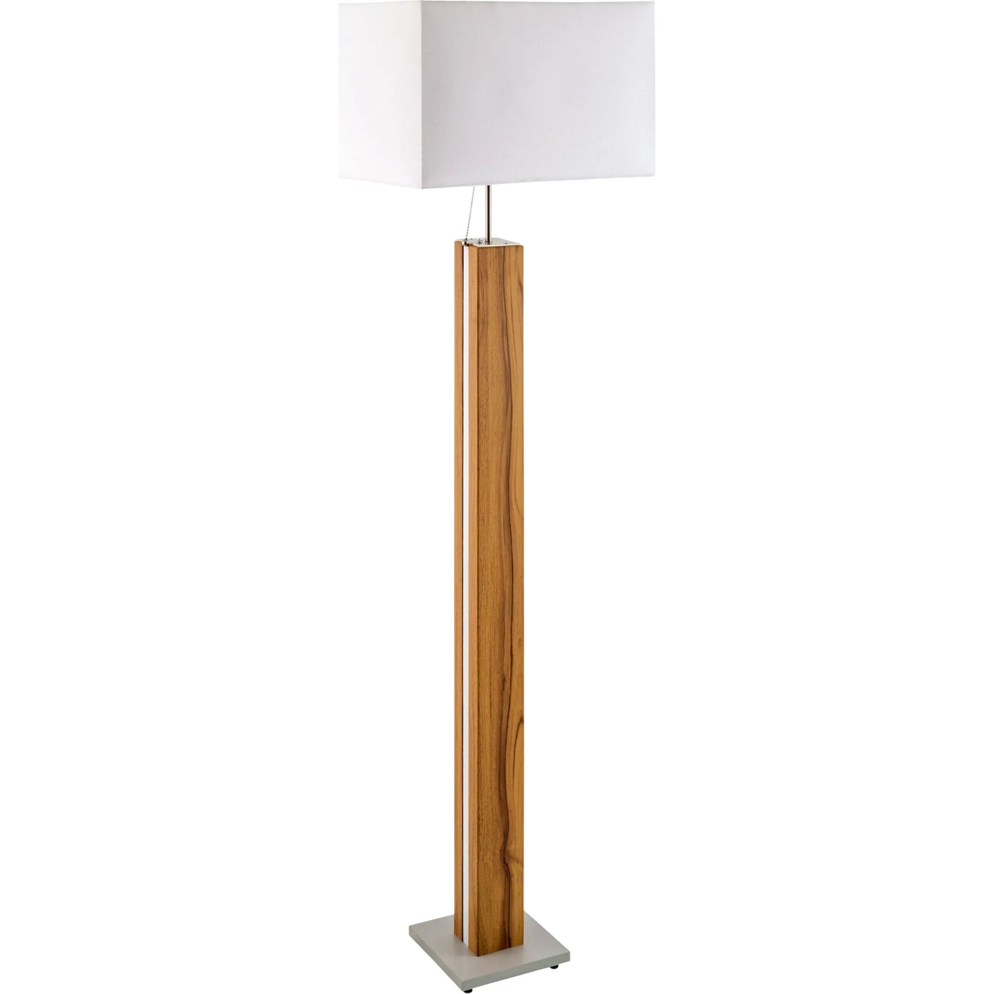 000 SI-2632367 | Primary Silo | Edria Accent Floor Lamp by Livabliss in brown, white, cream, silver gray, translucent and natural, painted. Made from beechwood, iron, linen, plastic in a unique style.