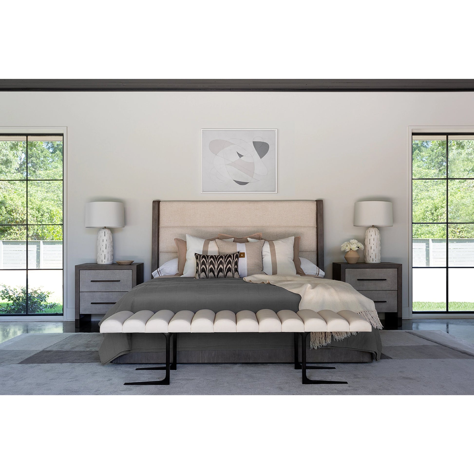 Erinn V X Universal Night Table by Universal Furniture in weathered oak. Made from unique in a modern style.