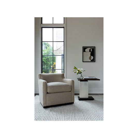 Erinn V X Universal Lucia Side Table by Universal Furniture in otter, silver fox, dark walnut. Made from unique in a modern style.