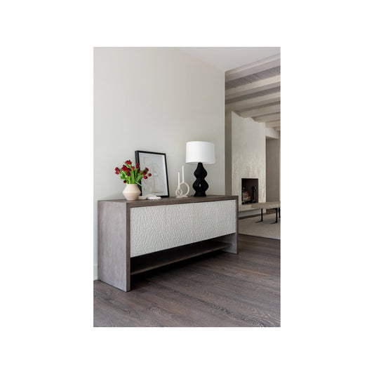 Erinn V X Universal San Roque Console by Universal Furniture in weathered oak, shattered earth. Made from unique in a modern style.