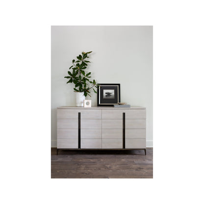 Erinn V X Universal Maren Drawer Dresser by Universal Furniture in silver lining, satin bronze. Made from unique in a modern style.