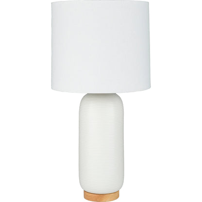 Everly - 22070 by Livabliss in white and white. Made from linen, polyester, ceramic, wood, metal in a modern style.