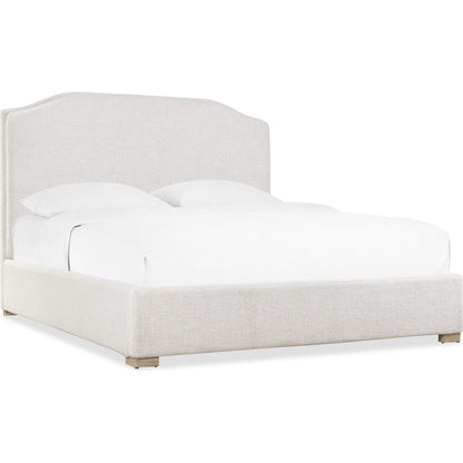 Driftwood Upholstered Bed by Hooker Furniture in sun-faded oak. Made from unique in a transitional style.