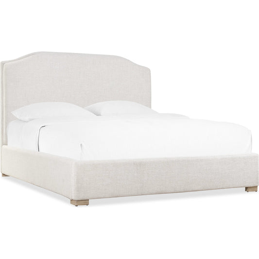 Driftwood Upholstered Bed by Hooker Furniture in sun-faded oak. Made from unique in a transitional style.