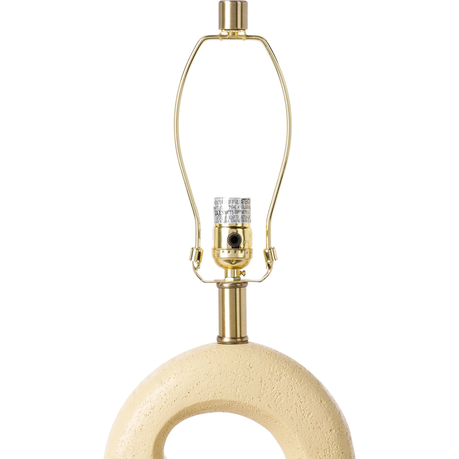 Ellory - 31882 by Surya in beige, translucent, metallic nickel, white, metallic brass and paintedpolished. Made from shade (outside): linen, shade (inside): polyester, finial: metal, harp: metal in a modern style.
