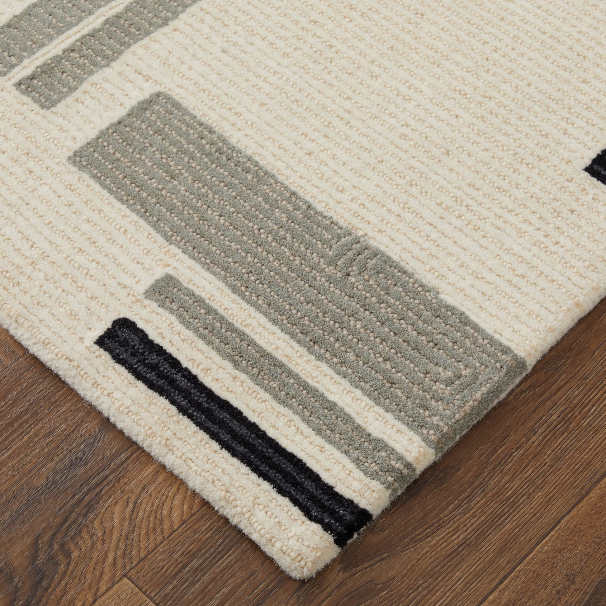 Maguire Transitional Rug - 8903F by Feizy in ivory, taupe. Made from wool, nylon in a unique style.