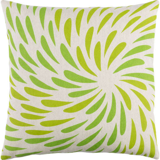 Eye of the Storm Pillow - 27230 by Surya. Made from 55% linen, 45% cotton in a modern style.