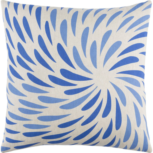 Eye of the Storm Pillow - 27230 by Surya. Made from 55% linen, 45% cotton in a modern style.