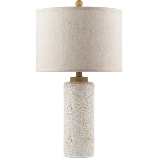 Esben - 29761 by Surya in off-white, beige and glazedpainted. Made from linen, polyester, ceramic, metal in a cottage & farmhouse style.