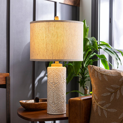 Esben - 29761 by Surya in off-white, beige and glazedpainted. Made from linen, polyester, ceramic, metal in a cottage & farmhouse style.