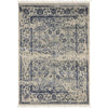 Navy, Light Gray, Ivory / 4' x 6'