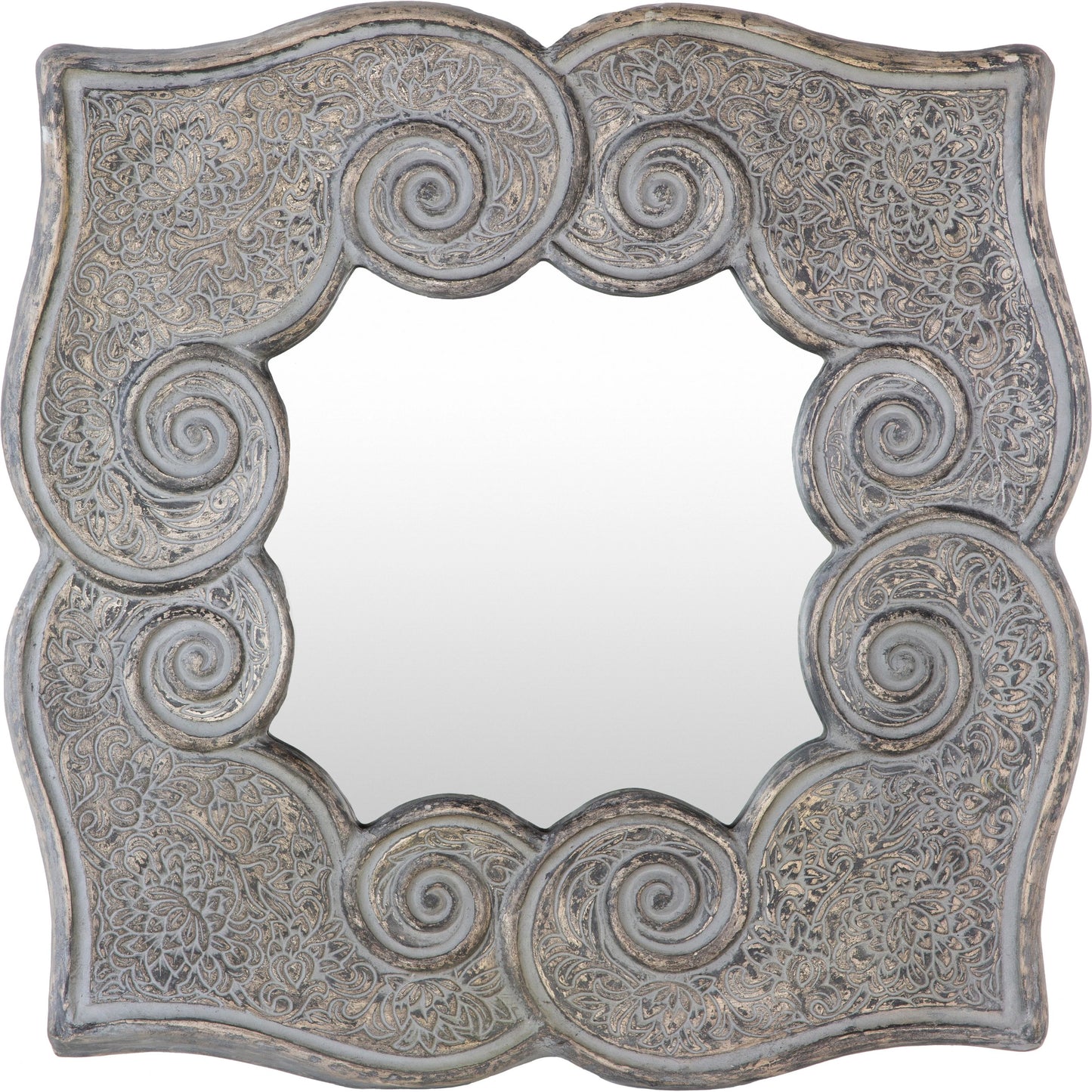 001 SI-2048662 | Primary Silo | Espirito - 35224 by Surya in gray and antiqued. Made from frame: resin in a traditional style.