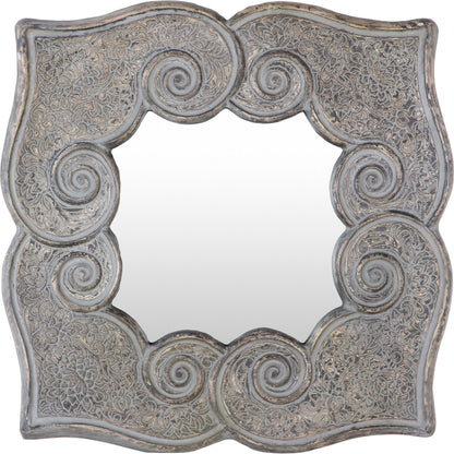 Espirito - 35224 by Surya in gray and antiqued. Made from frame: resin in a traditional style.