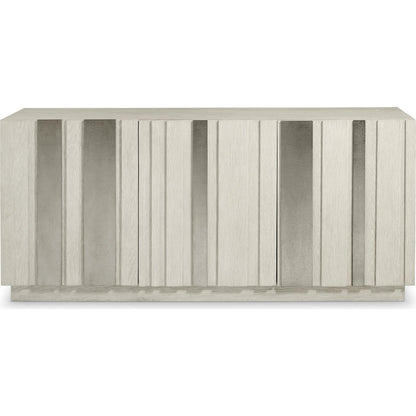 Tempo Rectangle Buffet by Bernhardt in beige. Made from wood, metal in a unique style.