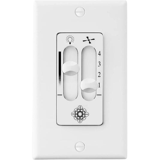 Sliding Wall Control in White by Visual Comfort & Co. in white. Made from unique in a unique style.