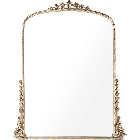 Jules Full Mirror by Zentique in distressed gold. Made from iron, mirror, mdf in a unique style.