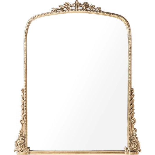 Jules Full Mirror by Zentique in distressed gold. Made from iron, mirror, mdf in a unique style.