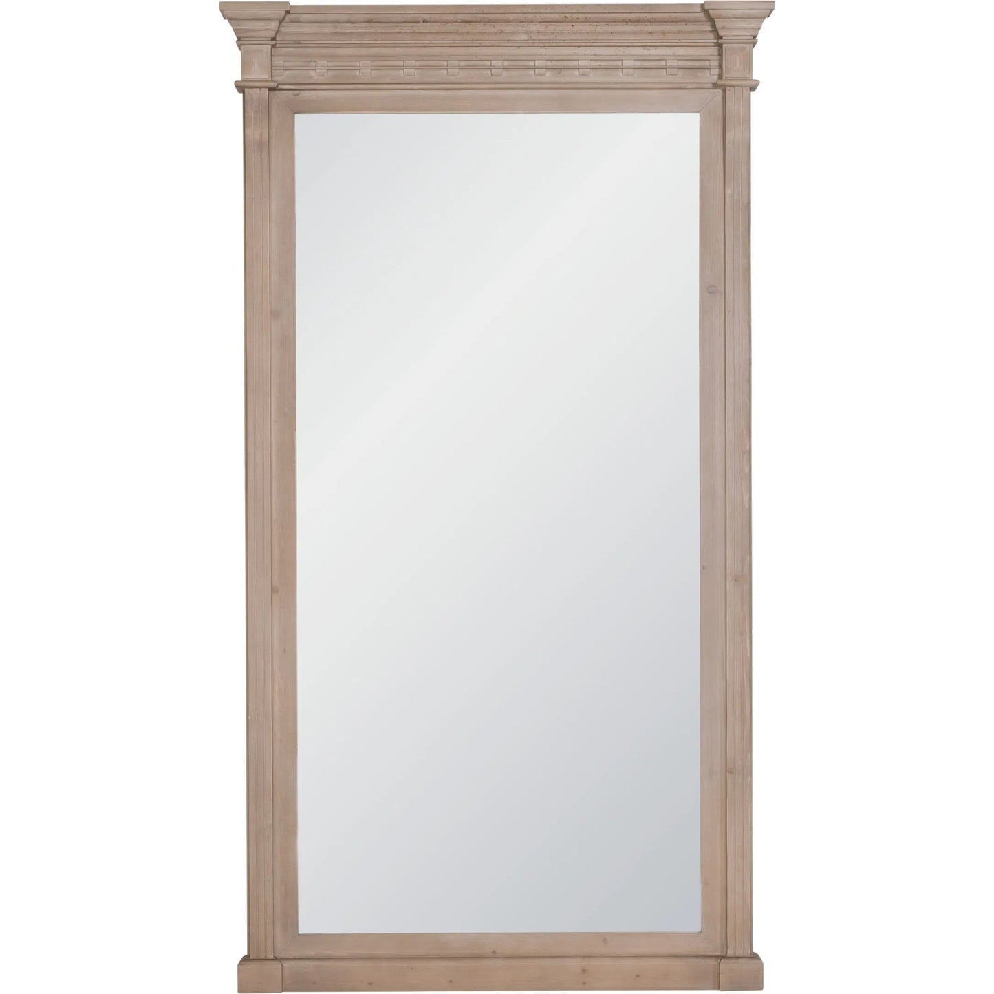 002 SI-2292632 | Additional Silo | Estate Mirror by Essentials For Living in smoke gray pine. Made from solid reclaimed pine wood in a unique style.