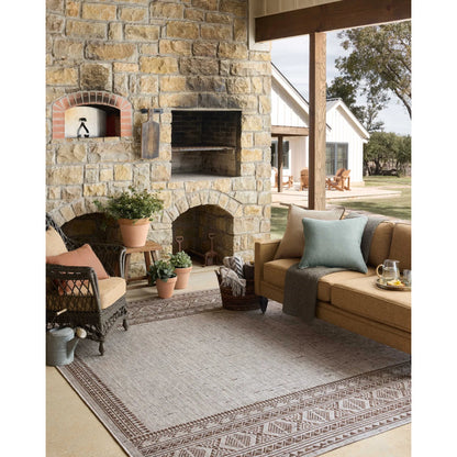 Easton ESN-01 Outdoor Rug by Loloi. Made from 100% polypropylene in a unique style.
