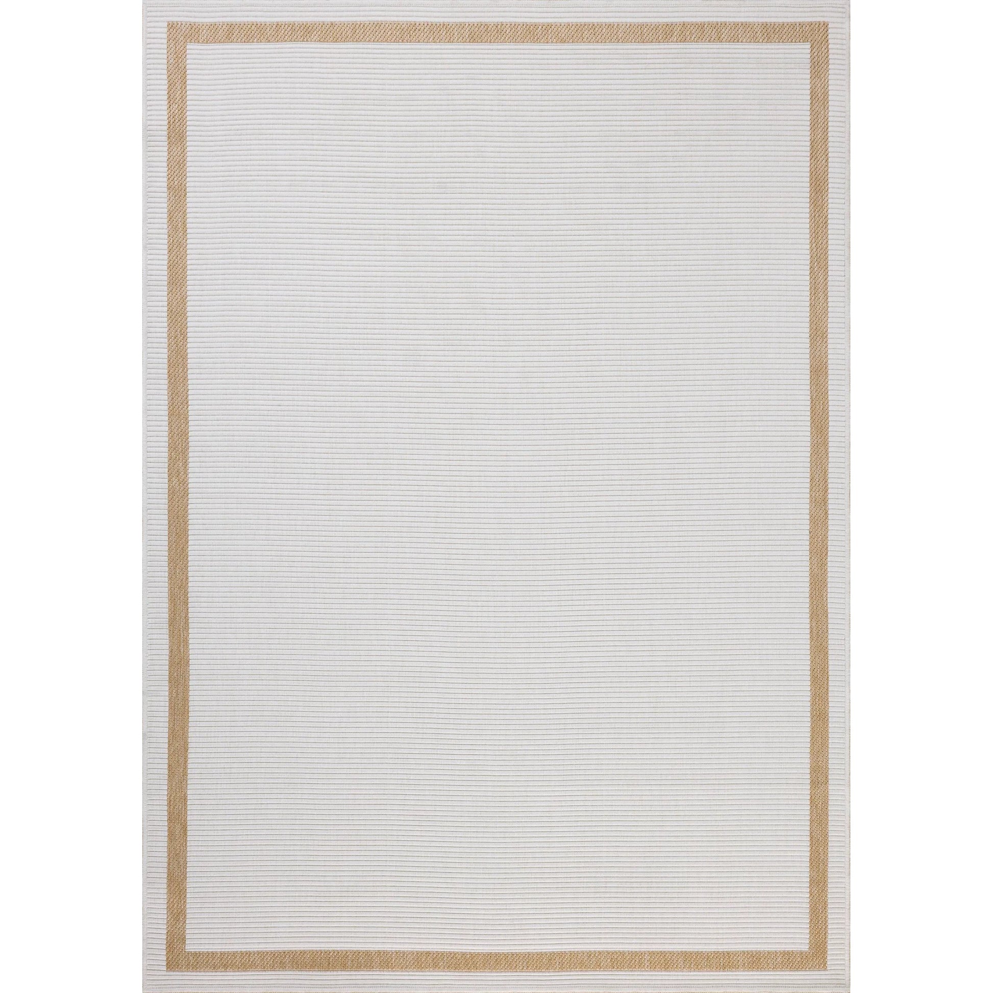 Easton ESN-05 Outdoor Rug by Loloi in wheat, ivory. Made from 100% polypropylene in a unique style.