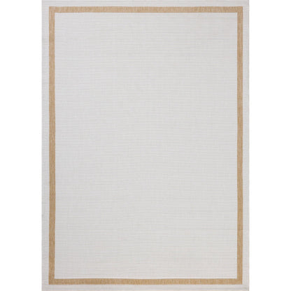Easton ESN-05 Outdoor Rug by Loloi in wheat, ivory. Made from 100% polypropylene in a unique style.