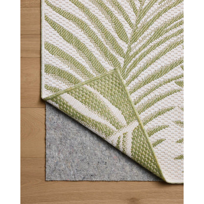 Easton ESN-06 Outdoor Rug by Loloi in ivory, green. Made from 100% polypropylene in a unique style.