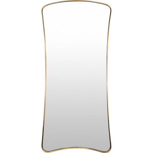 Estrella Full Length Mirror by Surya in frame: gold and hand finished. Made from brass in a unique style.